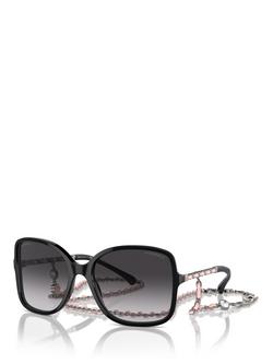 CHANEL Square Sunglasses CH5210Q Black/Grey Gradient, Black/Grey Gradient