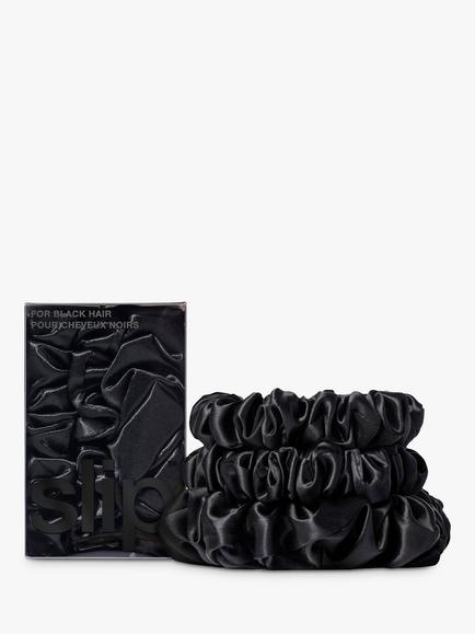 Slip® Pure Silk Assorted Scrunchies, Black