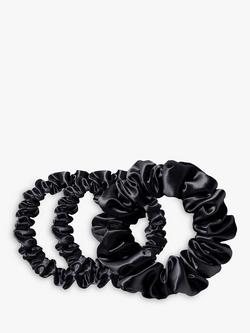 Slip® Pure Silk Assorted Scrunchies - view 2, Black