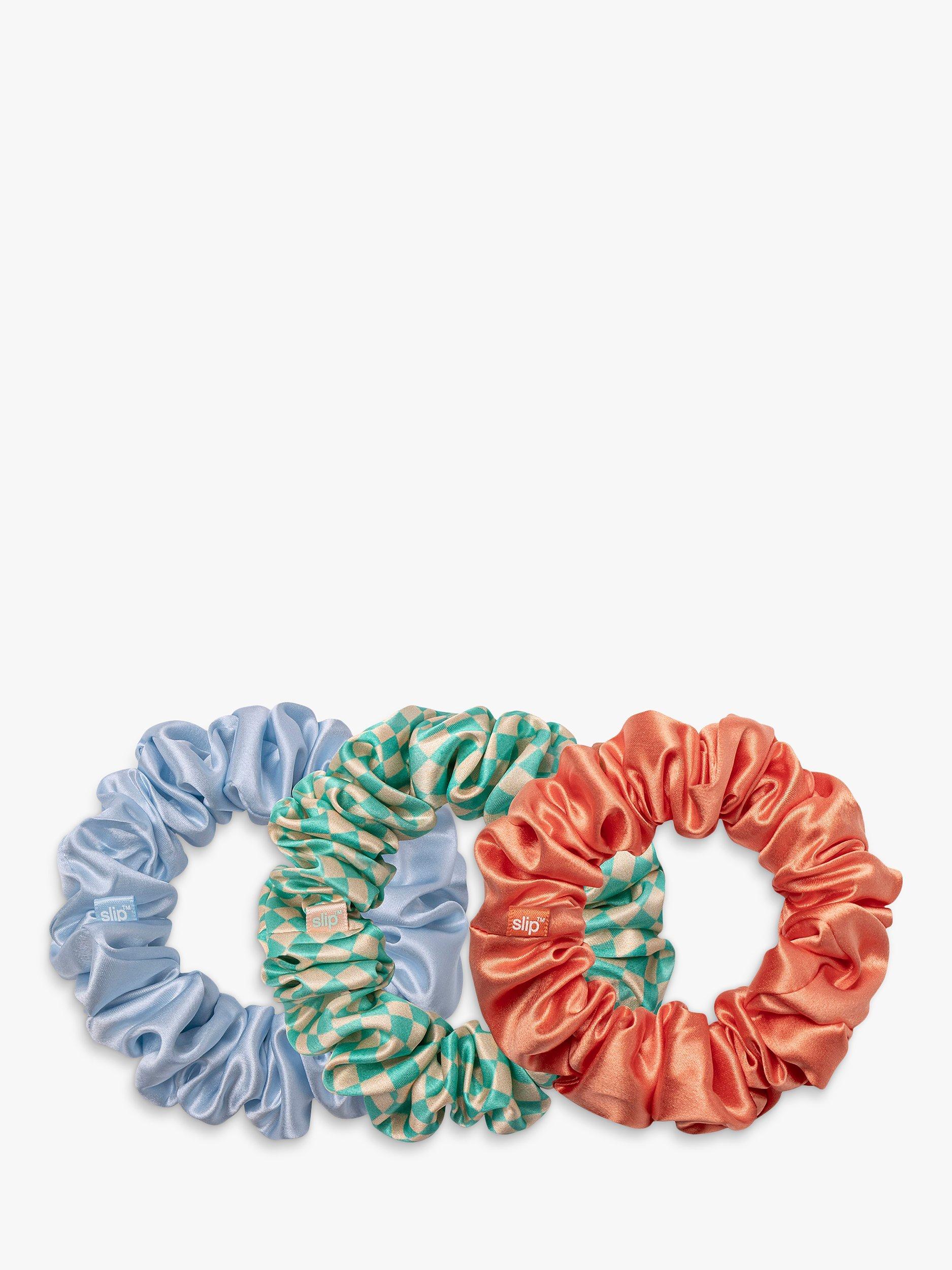 Slip® Large Silk Scrunchies, Pack of 3, Sea Mist