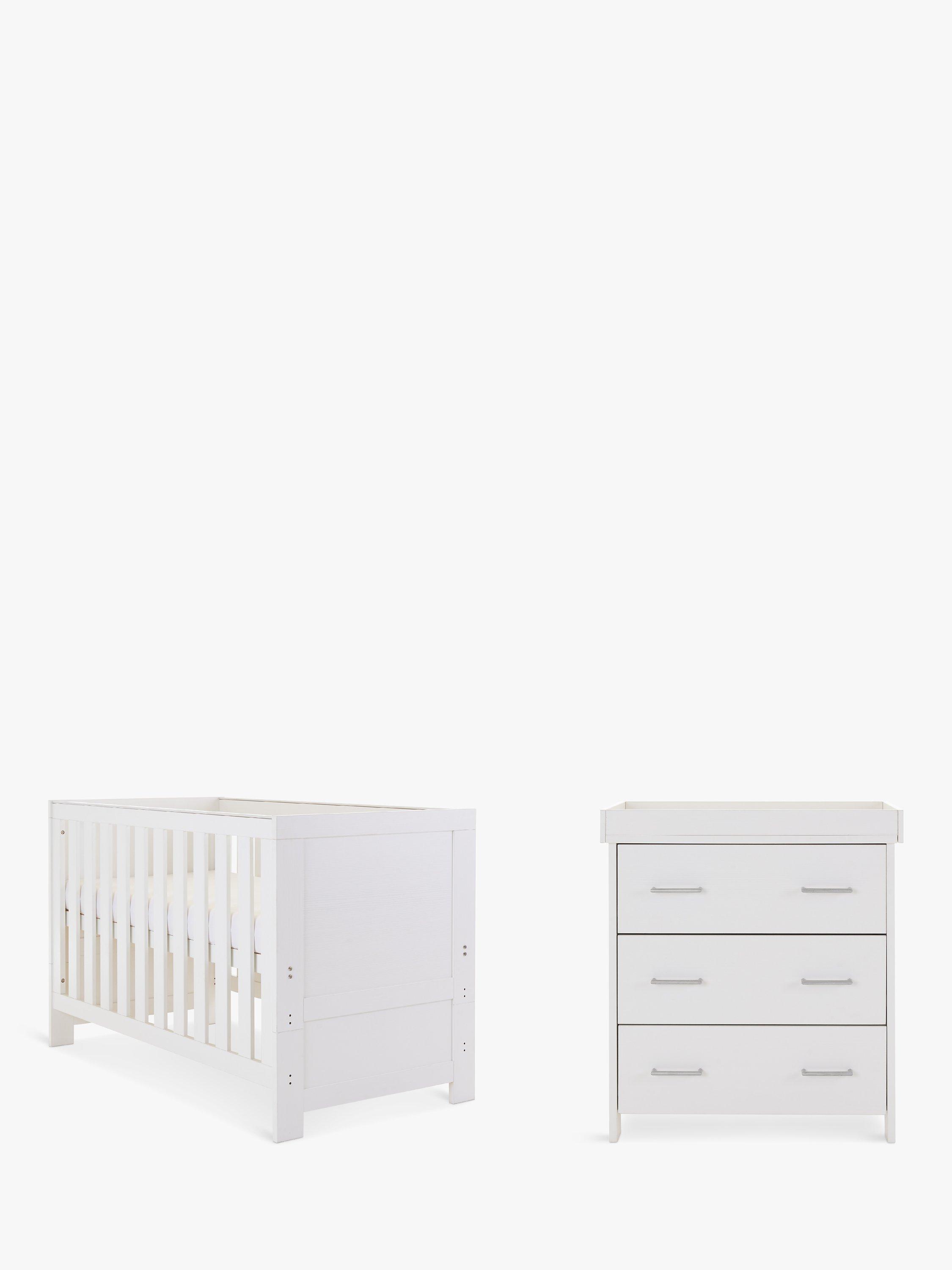 Obaby Nika Mini Cotbed & Changing Unit Set