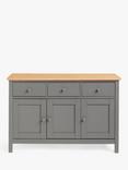 John Lewis Wilton Wide Sideboard, Grey