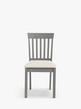 John Lewis Wilton Slatted Dining Chair, Set of 2, Grey