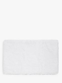 John Lewis Memory Foam Bath Mat, White, Large, White