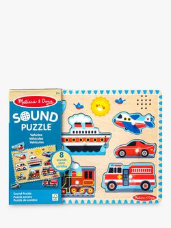 Melissa & Doug Vehicles Sound Puzzle - view 2, Multi