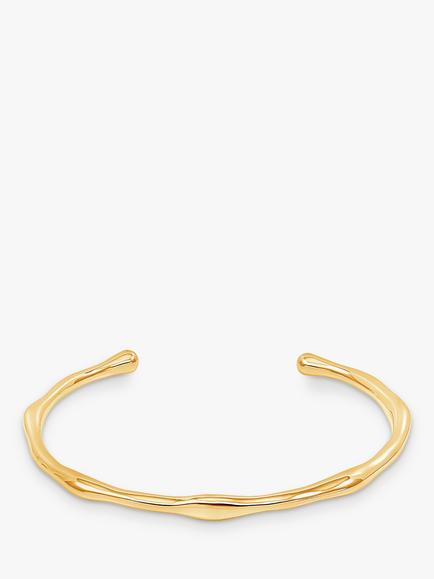 Dower & Hall Waterfall Torque Bangle, Gold