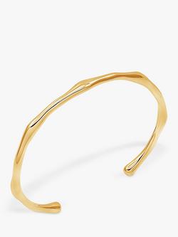 Dower & Hall Waterfall Torque Bangle - view 2, Gold