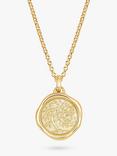 Dower & Hall Men's Tree of Life Talisman Pendant Necklace, Gold