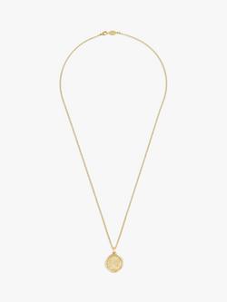 Dower & Hall Men's Tree of Life Talisman Pendant Necklace - view 2, Gold