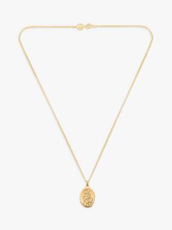 Dower & Hall Men's St. Christopher Pendant Necklace - view 2, Gold