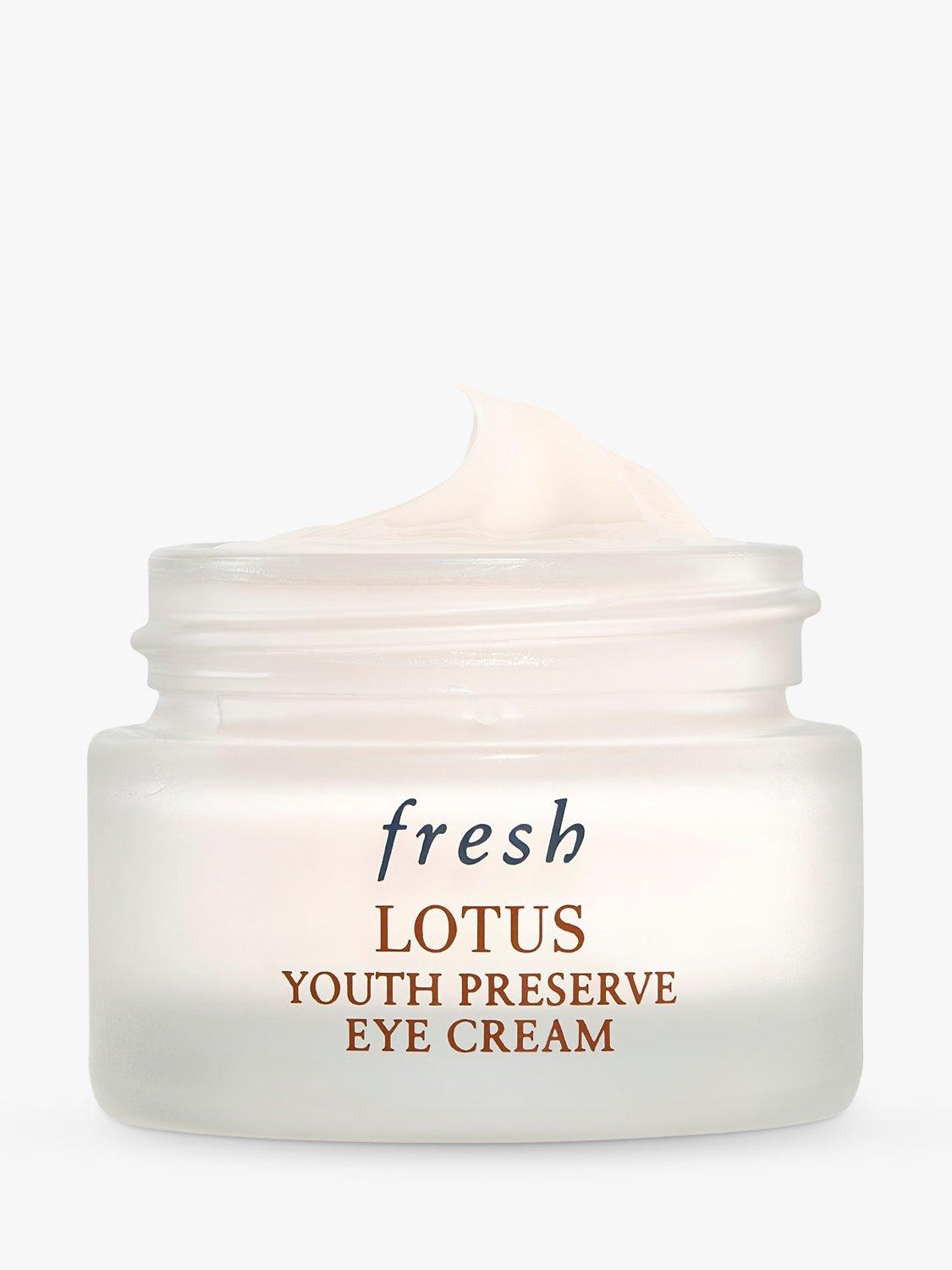 Product image 1 of 7, which shows Fresh Lotus Youth Preserve Eye Cream, 15ml