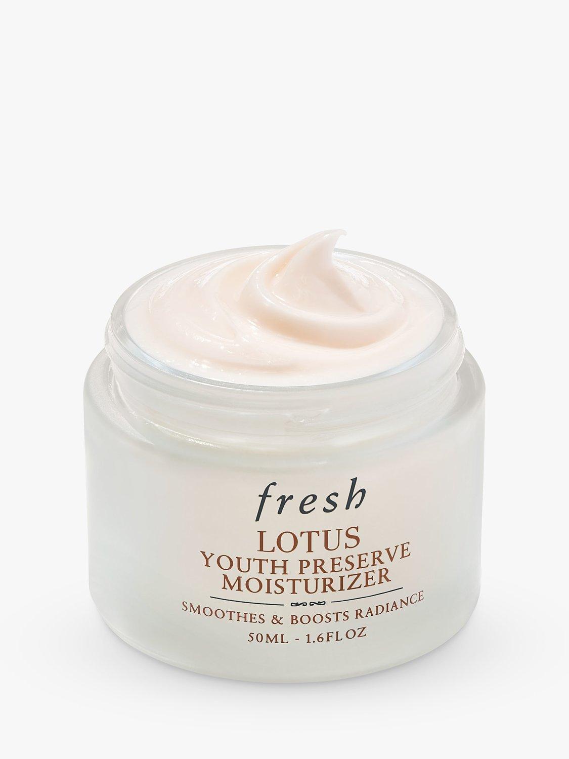 Product image 4 of 7, which shows Fresh Lotus Youth Preserve Moisturiser, 50ml
