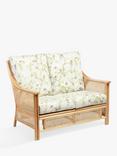 Desser Chester Lily Rattan 3-Seater Lounging Table & Chairs Set, Floral Green/Natural