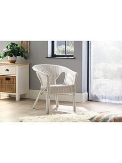 Desser Rattan Loom Chair - view 2, White