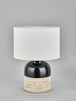 Pacific Lotta Stoneware Table Lamp - view 2, Black