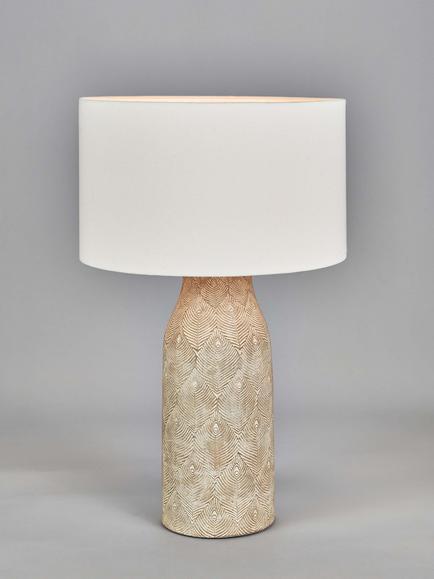 Pacific Palawan Stoneware Table Lamp, Matte Grey, Matt Grey