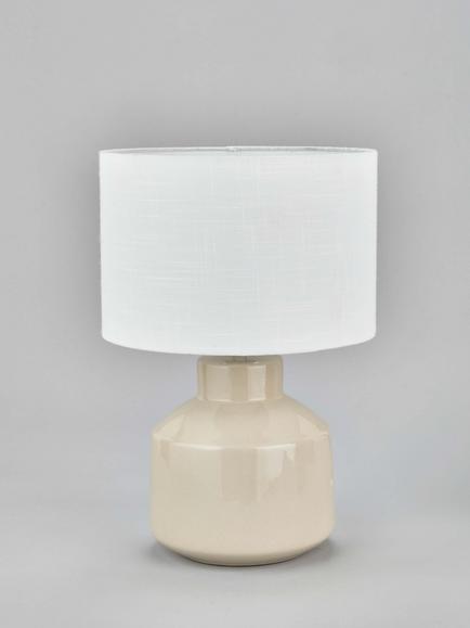 Pacific Nora Ceramic Table Lamp, Cream - view 2, Cream