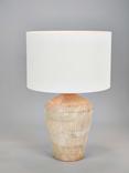 Pacific Taika Wooden Table Lamp, White Wash