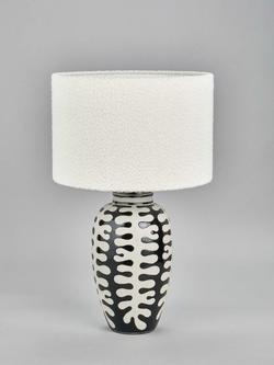 Pacific Elkorn Tall Ceramic Table Lamp, Black - view 2, Black