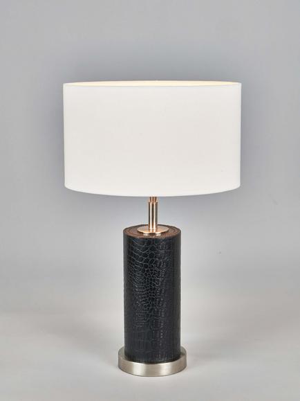 Pacific Laurence Cylinder Table Lamp, Black, Black