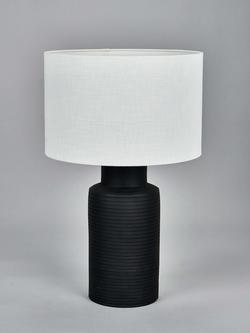 Pacific Sierra Terracotta Table Lamp, Black - view 2, Black