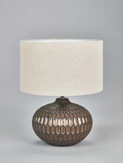Pacific Cassius Bronze Ceramic Table Lamp, Metallic Brown - view 2, Bronze