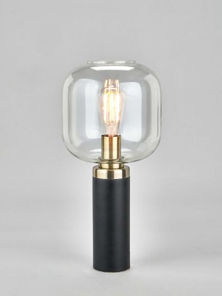 Pacific Florence Glass Pendant Ceiling Light, Black/Gold, Black/Gold