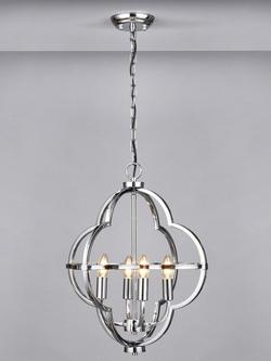 Pacific Amine Nickel Pendant Ceiling Light, Nickle