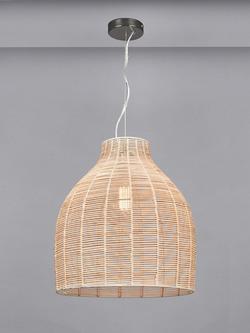 Pacific Caswell Natural Pendant Ceiling Light, Natural, Natural