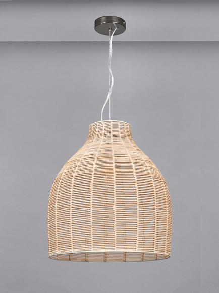 Pacific Caswell Natural Pendant Ceiling Light, Natural - view 2, Natural