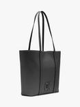 DKNY 7TH Avenue East West Leather Tote Bag, Black