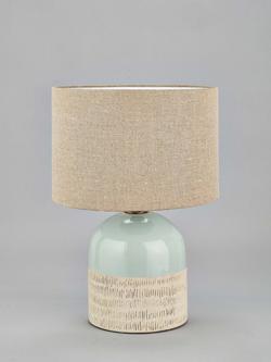 Pacific Lotta Stoneware Table Lamp - view 2, Duck Egg