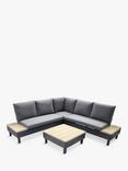 LG Outdoor Venice 5-Seater Modular Corner Garden Lounge Set, Graphite