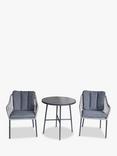 LG Outdoor Bali 2-Seater Garden Bistro Table & Chairs Set, Grey