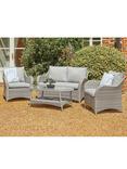 LG Outdoor Monte Carlo 4-Seater Garden Lounge Set, Stone