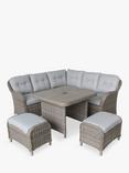 LG Outdoor St Tropez 7-Seater Compact Garden Dining Table & Chairs Set