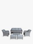 LG Outdoor St Tropez 7-Seater Garden Lounge Set, Stone