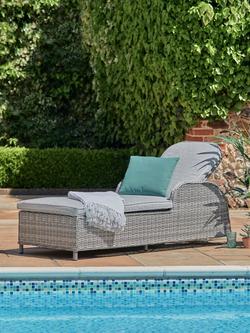 LG Outdoor St Tropez Sunlounger - view 2, Stone