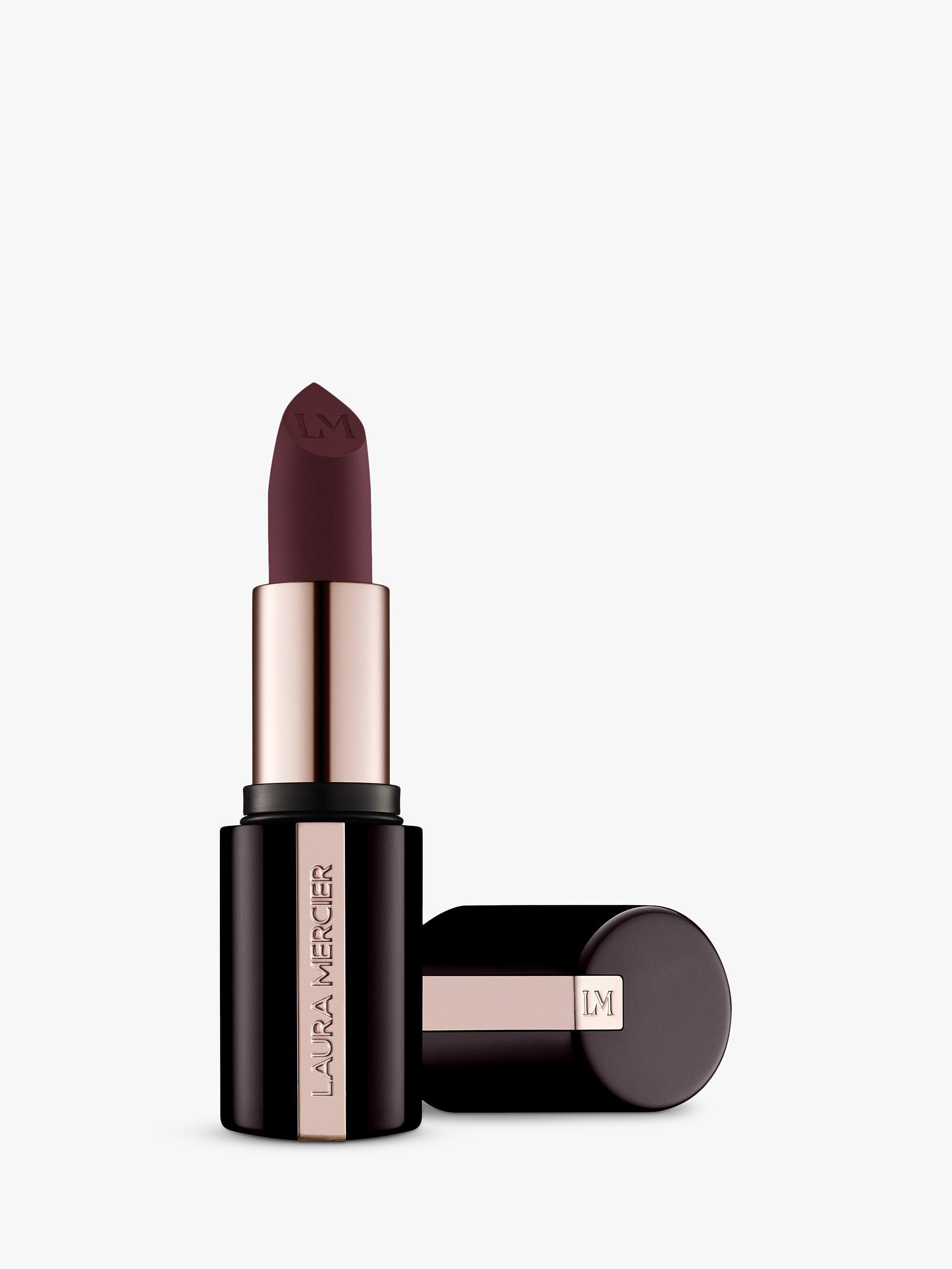 Product image 1 of 8, which shows Laura Mercier Caviar Smoothing Matte Lipstick, 777 Plum Plisse