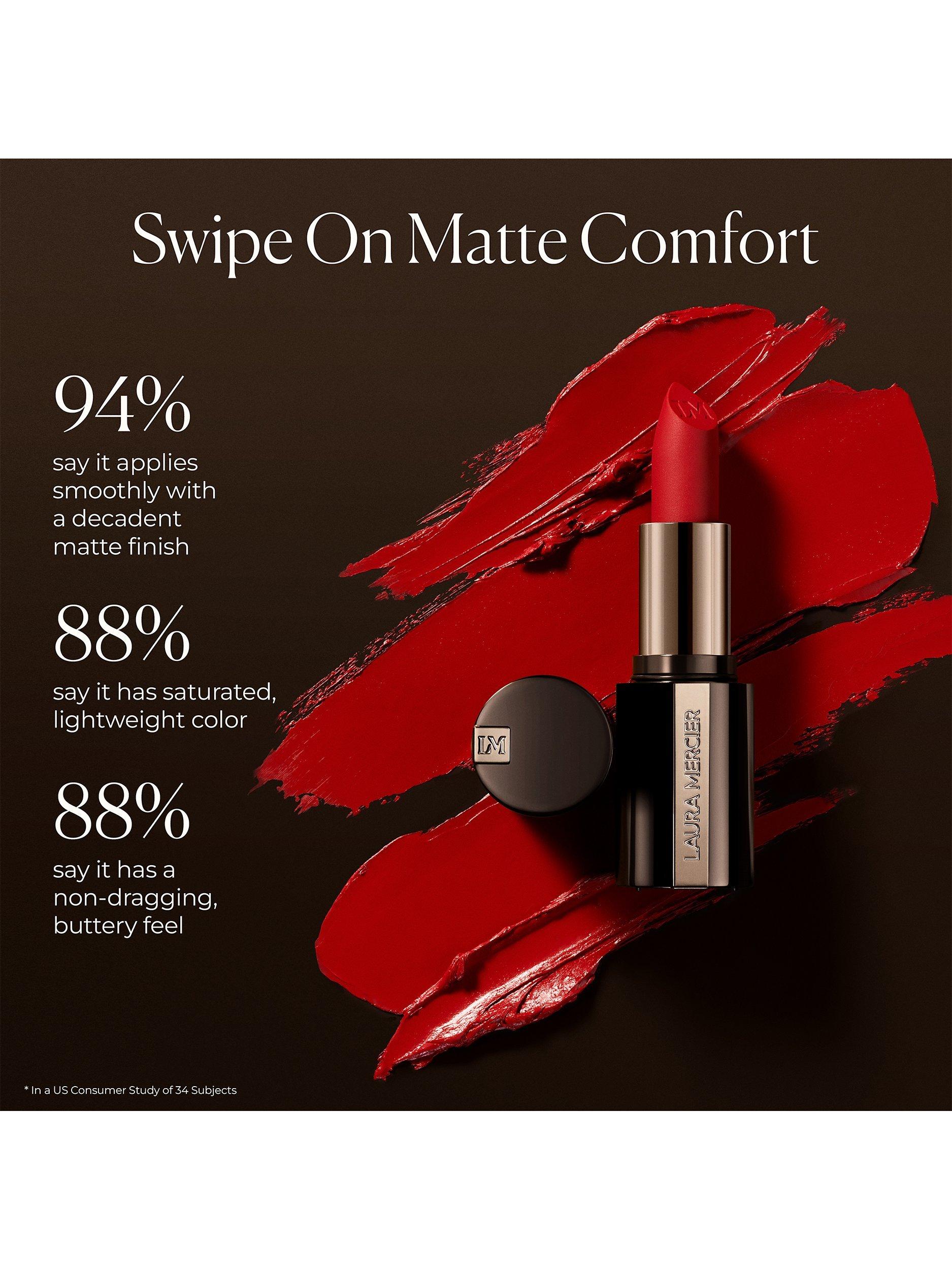 Product image 5 of 8, which shows Laura Mercier Caviar Smoothing Matte Lipstick, 777 Plum Plisse