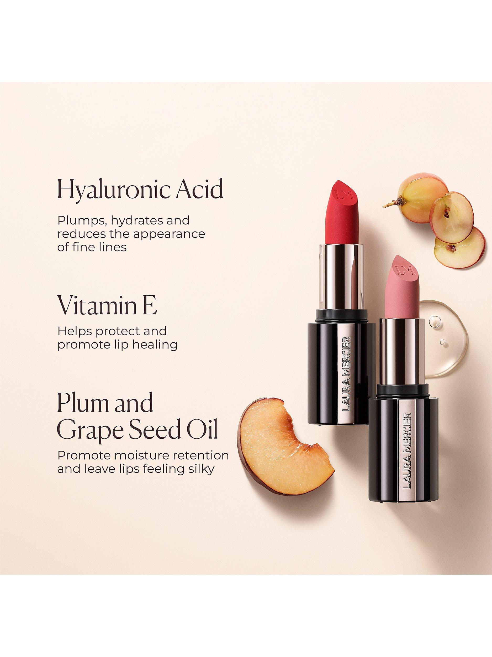 Product image 6 of 8, which shows Laura Mercier Caviar Smoothing Matte Lipstick, 777 Plum Plisse