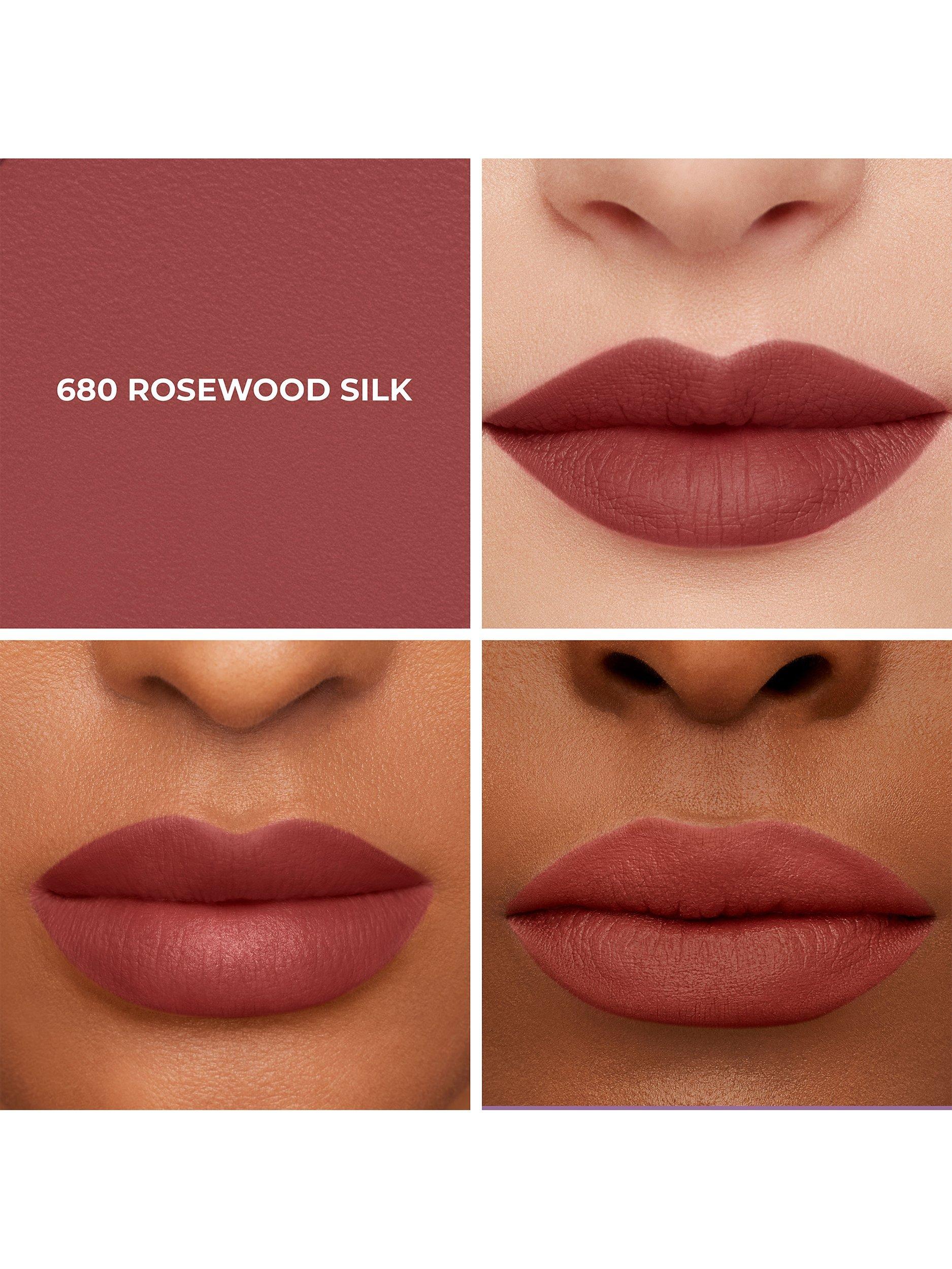 Product image 3 of 6, which shows Laura Mercier Caviar Smoothing Matte Lipstick Refill, 680 Rosewood Silk