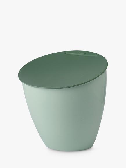Mepal Calypso Easy Clean Plastic Compost Bin, Nordic Sage
