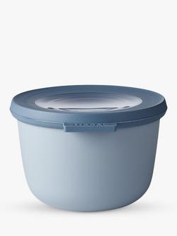 Mepal Cirqula Round Food Storage Bowl, 500ml, Nordic Blue