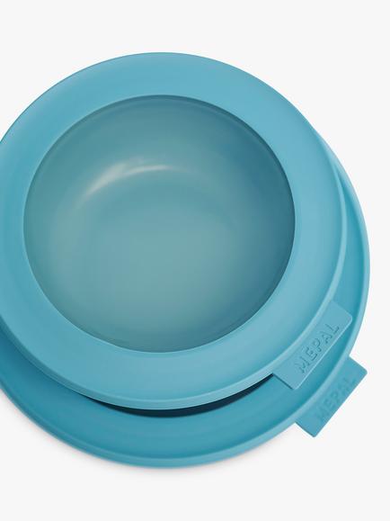 Mepal Cirqula Round Food Storage Bowl, 500ml - view 2, Nordic Blue