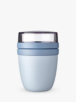 Mepal Ellipse Leak-Proof Lunch Pot, 700ml, Nordic Blue