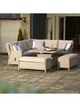 Bramblecrest Chedworth Reclining 8-Seater Corner Garden Sofa Set, Sandstone