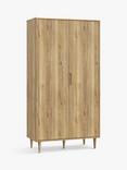 EasyKlix Sherbrooke 2 Door Wardrobe, Oak