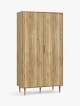 EasyKlix Sherbrooke 2 Door Wardrobe, Oak