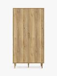 EasyKlix Sherbrooke 2 Door Wardrobe, Oak